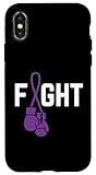 Photo Gallery pancreatic cancer awareness survivor fighter ribbon viola custodia per iphone x/xs Photo Gallery pancreatic cancer awareness survivor fighter ribbon viola custodia per iphone x/xs
