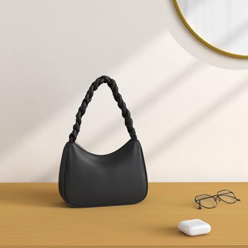 Image of CYHTWSDJ Shoulder Bags for Women, Cute Hobo Tote Handbag Mini Clutch Purse with Zipper Closure