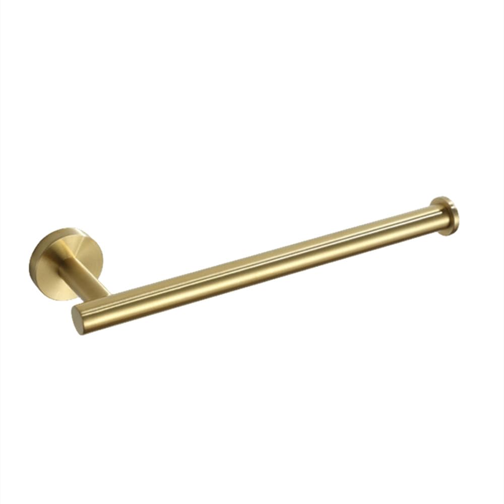 Anneau de serviette or brossé pour une salle de bain chic