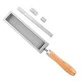 Artibetter Molde para Fundir Metales Hierro Fundido 7 Pulgadas Ranura para Fundición Oro y Plata Herramienta para Joyería Manualidades