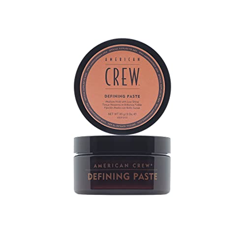 American Crew Defining Paste, Cire Cheveux Homme (85 g),Tenu moyenne et Brillance Faible, Tous Types de Cheveux, Formule Professionnelle