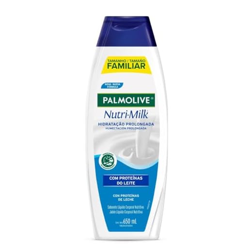Palmolive Sabonete Líquido Para Corpo Nutri-Milk Hidratação Prolongada 650Ml