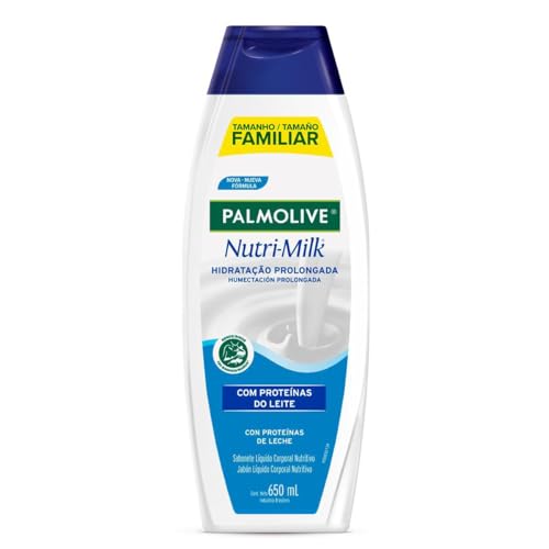 Palmolive Sabonete Líquido Para Corpo Nutri-Milk Hidratação Prolongada 650Ml
