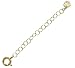Necklace Extender Chain, 2" Removable and Adjustable - Sterling Silver or 14k Gold Filled Extension- Extra Links to Extend Your Necklace