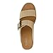 TOMS Women's Diana Mule Buckle Espadrille Wedge Sandal, Natural, 6
