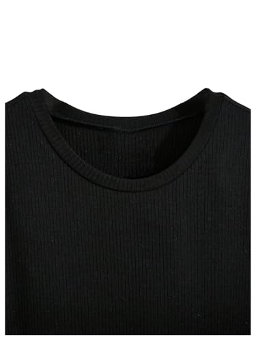 Verdusa Girl's Elegant Floral Print Long Sleeve Dress High Waisted A Line Ruffle Belted Dresses3