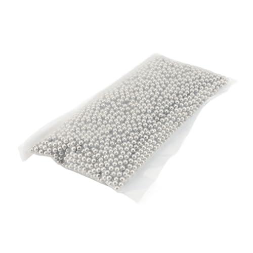 LiebeWH Professional Grade Stainless Steel Polishing Beads Tumbling Media for Metal Deburring Jewelry Mirror Finish and Industrial Applications (3mm / 0.12in Size)