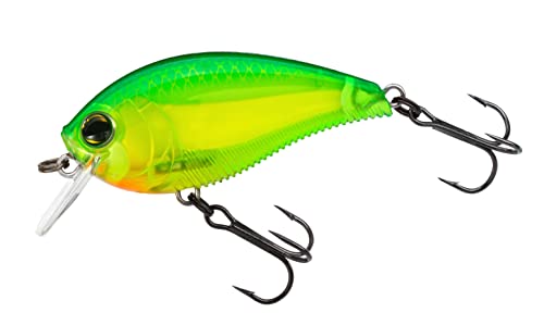 Leurre Yo-Zuri R1352-GCL poisson nageur crankbait square bill 60mm dos vert