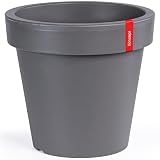 Grand format de 39 cm : avec un diamètre de 39 cm, une hauteur de 35 cm et un volume de 27 l, le pot de fleurs est idéal pour les plantes plus accrocheuses, les grands arrangements et les plantations décoratives en intérieur et en extérieur.