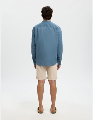 Short Selected Homme Slhslim-Luton Flex short chino slim en coton extensible homme