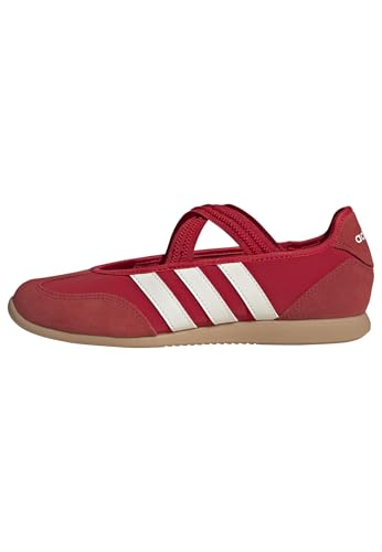 adidas Womens Barreda Mary Jane Better Scarlet/Off White/Gum 8.5