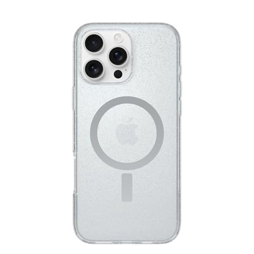 Image of OtterBox iPhone 16 Pro Max Symmetry Series Clear Case - Stardust - Ultra-Thin, Sleek iPhone Case, Glitter iPhone Case