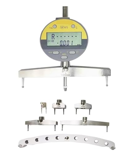 Instrumento medición diámetro bola con pantalla digital y rango 6,5-3000 para arcos