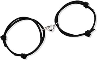 Cheerslife Sun Moon Bracelets, Key Lock Magnetic Heart Bracelet Couple Jewelry Gifts for Women Men Girlfriend Boyfriend Best Friend BFF Sister Valentines Day