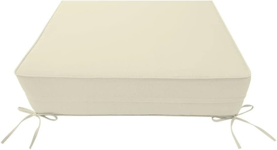 Prolinemax Piped Trim Outdoor Deep Seat Cushion 26x30x6, Water Repellent, Patio Furniture Patio Cushion Slipcovers Replacement Seat Cushion Covers AD005
