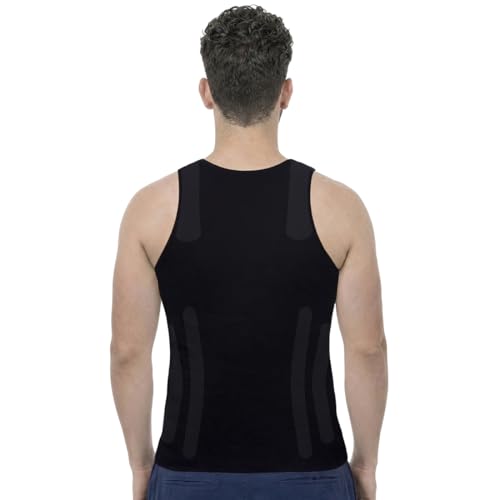 Image of dermawear Men Breezeology Zenrik Chest and Abdomen Shapewear Vest