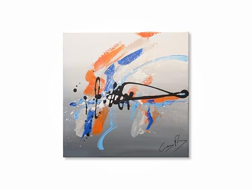 Tableau acrylique Fluxoria 40x40 Géry Flag Linéa I