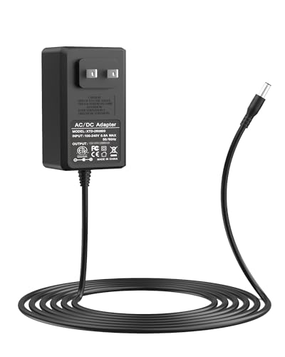 12V Replacement for Laser Hair Removal Charger, Compatible with LYSMOSKI 999,900 Flashes Permanent IpL Hair Removal Device, Compatible with INNZA Laser Hair Removal Device JD -TM022