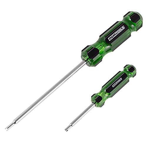 Image of OEMTOOLS 22589 Tire Valve Core Tool Set - 2 Piece, Valve Core Tool, Tire Valve Stem Tool, Shrader Valve Remover, Tire Repair Tools, 2 Piece Set | Schrader Valve Core Tool Set, 2 inch & 5 inch Blades, Service Cars, Trucks, Motorcycles, Bicycles, Acetate Handles