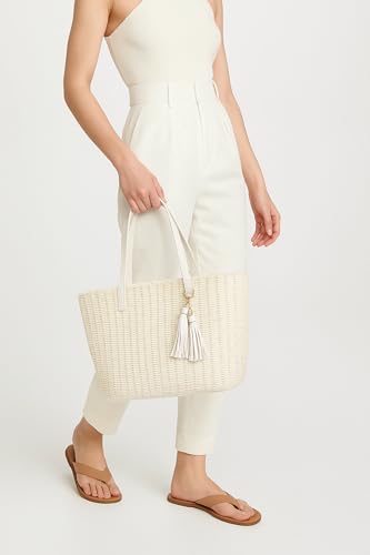Image of YXILEE Straw Bags For Women | M Size Travel Straw Totes Bag Woven Summer Handmade Shoulder Bag Handbag