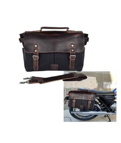 Sacoche latérale moto vintage pour garder vos affaires au sec