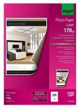 Sigel© Lot de 200 feuilles de papier photo double face Motif nzend 170 g/m² Format A4
