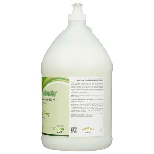 Image of Worx Clean-'n'-Gentle Liquid Hand Soap 1 gal. (3.78 L.) Soft and Supple, Rich Lather, Mild Formula, Light Juniper Berry Fragrance