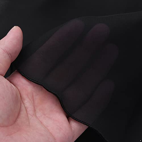 Acsuss Women Adult Chiffon Ballet Wrap Over Scarf Dance Skirt With Tie Waist Black X-Large #TOP5