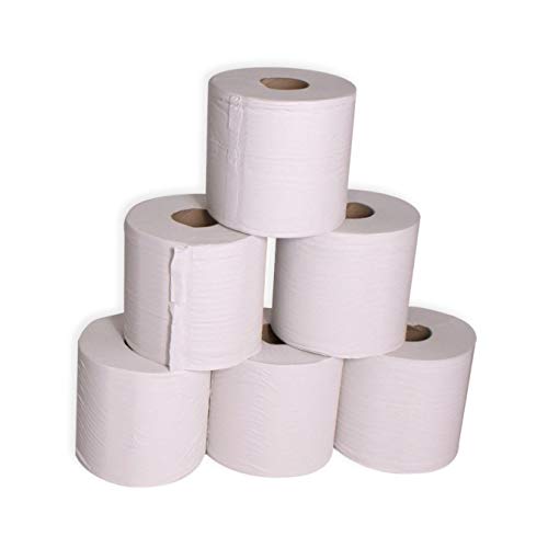 72 Bobinas de Papel Secamanos.Medidas bobina 20 cm x 180m. 2 capas papel celulosa 100% reciclado.