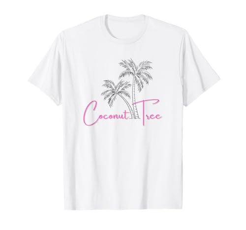 Coconut Tree Vintage Beach Vibes 90's Party Palmera Regalos Camiseta