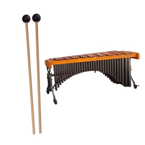 Baquetas pequeñas FAVOMOTO con mango de madera y cabeza de goma para percusión, resistentes y olorosas, diseño duradero, tamaño mediano, color beige miniatura 1