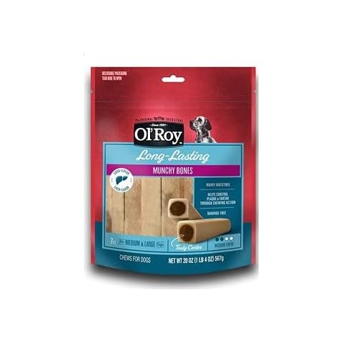 Ol' Roy Long-Lasting Munchy Bones, Liver Flavor 7ct 20oz Cover