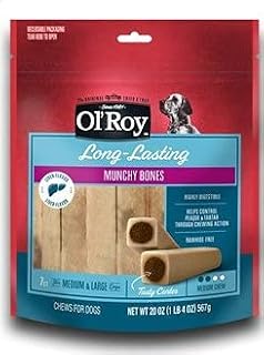 Long-Lasting Munchy Bones, Liver Flavor 7ct 20oz