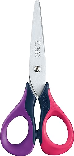 Maped Sensoft School Scissors With Flexible Handles, 5 Inch, Blunt Tip, Right Handed, Assorted Colors (069300Us) #TOP2