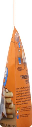 Image of Michel et Augustin Chocolate Cookie Snack Bag, Milk Chocolate & Caramel French Shortbread Cookies, Chocolate Gift Box, 15 Individually Wrapped Cookies (Pack of 3)