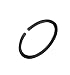 20g 1/4 Inch (6 mm) Surgical Steel Black Seamless Nose Ring & Cartilage Hoop with Comfort Round Ends