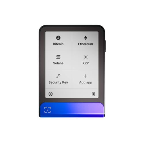 Ledger Flex : Krypto-Touchscreen-Signer zum sicheren Verwalten Aller digitalen Assets und Identitäten in der Ledger Wallet-App (Neptunblau)
