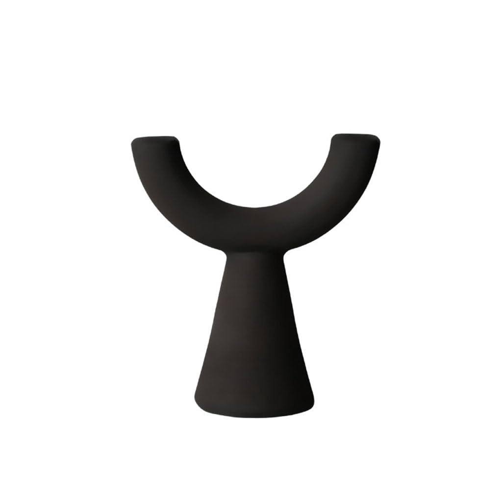 romantic home decoration, Candlestick Retro Ceramic Candlelight Dinner(A)