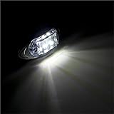 6/8/10x 6 LED 12V 24V indicador lateral externo luz de seguridad lámpara de señal de liquidación ovalada indicador de advertencia remolque camión caravana