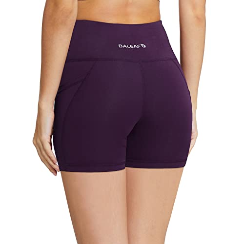Image of baleaf Women's 8 inch / 5 inch / 3 inch Biker Shorts High Waist Yoga Workout Gym Running Volleyball Spandex Shorts with Pockets