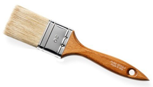Juego de 12 pinceles para radiadores Maurer Plus, cerdas de 50 mm, mango de madera, colores pinceles