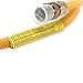 Appliance Pros Flexible Stainless Steel Gas Line for Dryer, Gas Hose Connector Kit, Comes with 1/2