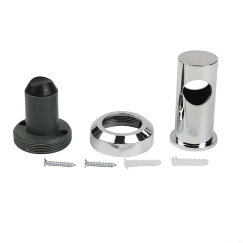 Soporte elevador de ducha cromado ABS Soporte de riel de ducha de montaje en pared, abrazadera de soporte de barra de ducha de 22 mm para tubo de barra de pared de baño de 21,5-22 mm, para soporte de
