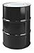 55 gal Black Steel Closed Head Transport Drum-Each