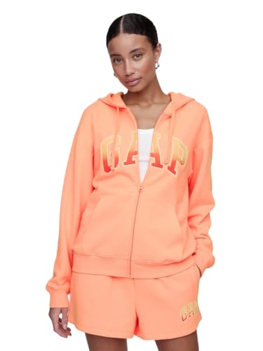 Image of GAP Women's Logo Hoodie Hooded Full Zip Sweatshirt
