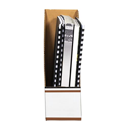 Bankers Box 07223 Corrugated Cardboard Magazine File, 4 X 9 X 11 1/2, Wood Grain (Case Of 12), White, 1 Lb #TOP2