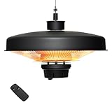 GOPLUS Deckenheizstrahler, Infrarotstrahler Terrasse mit Elektroheizung 2000W,...