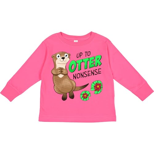 inktastic Up to Otter Nonsense- Cute and Funny Otter Toddler Long Sleeve T-Shirt