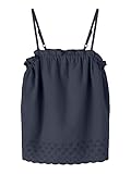 NAME IT Mädchen Nkffiona Short Strap Top Noos, Dark Sapphire, 134-140