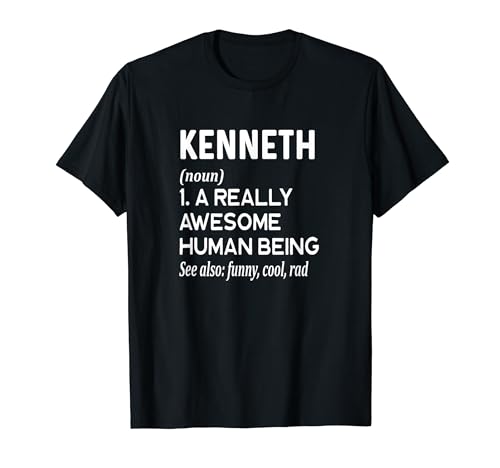 Kenneth Name - Funny Name Definition - Dictionnaire du prénom T-Shirt